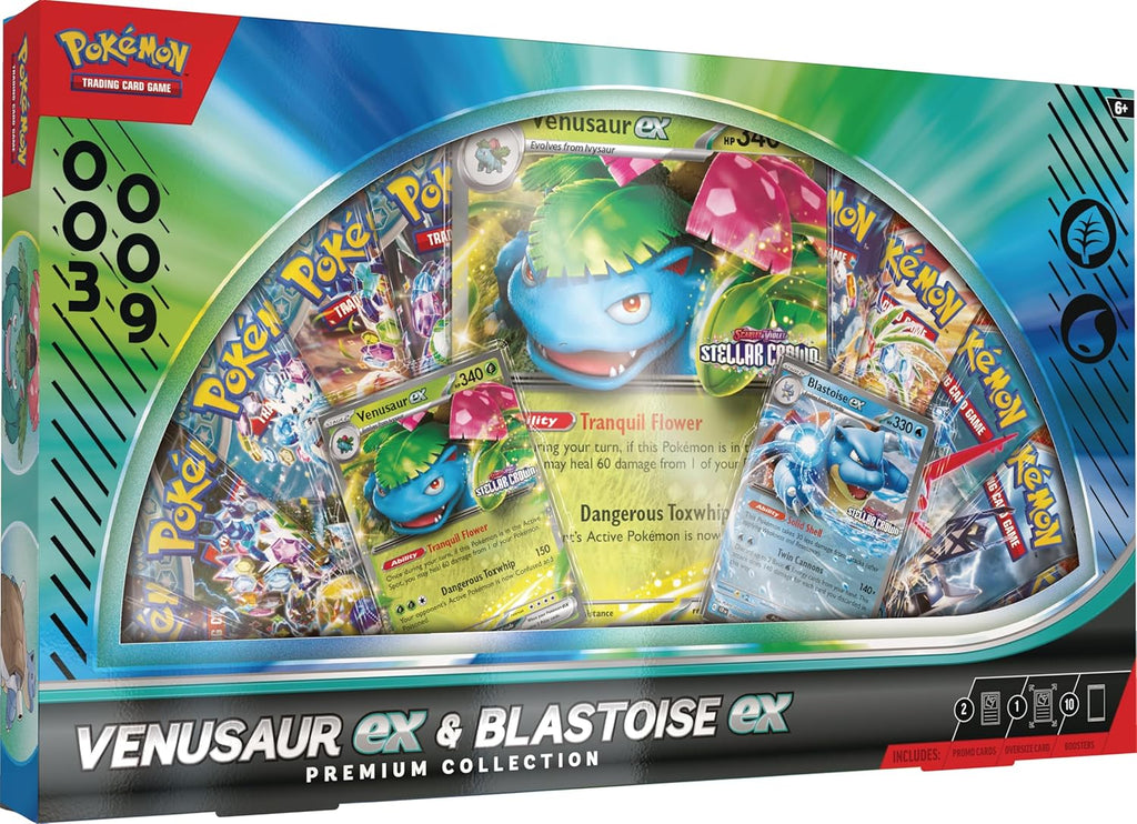 Venusaur ex & Blastoise ex Premium Collection